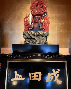 不動明王御尊像115年振りの修復