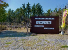 樹木葬墓苑の看板をDIYしました